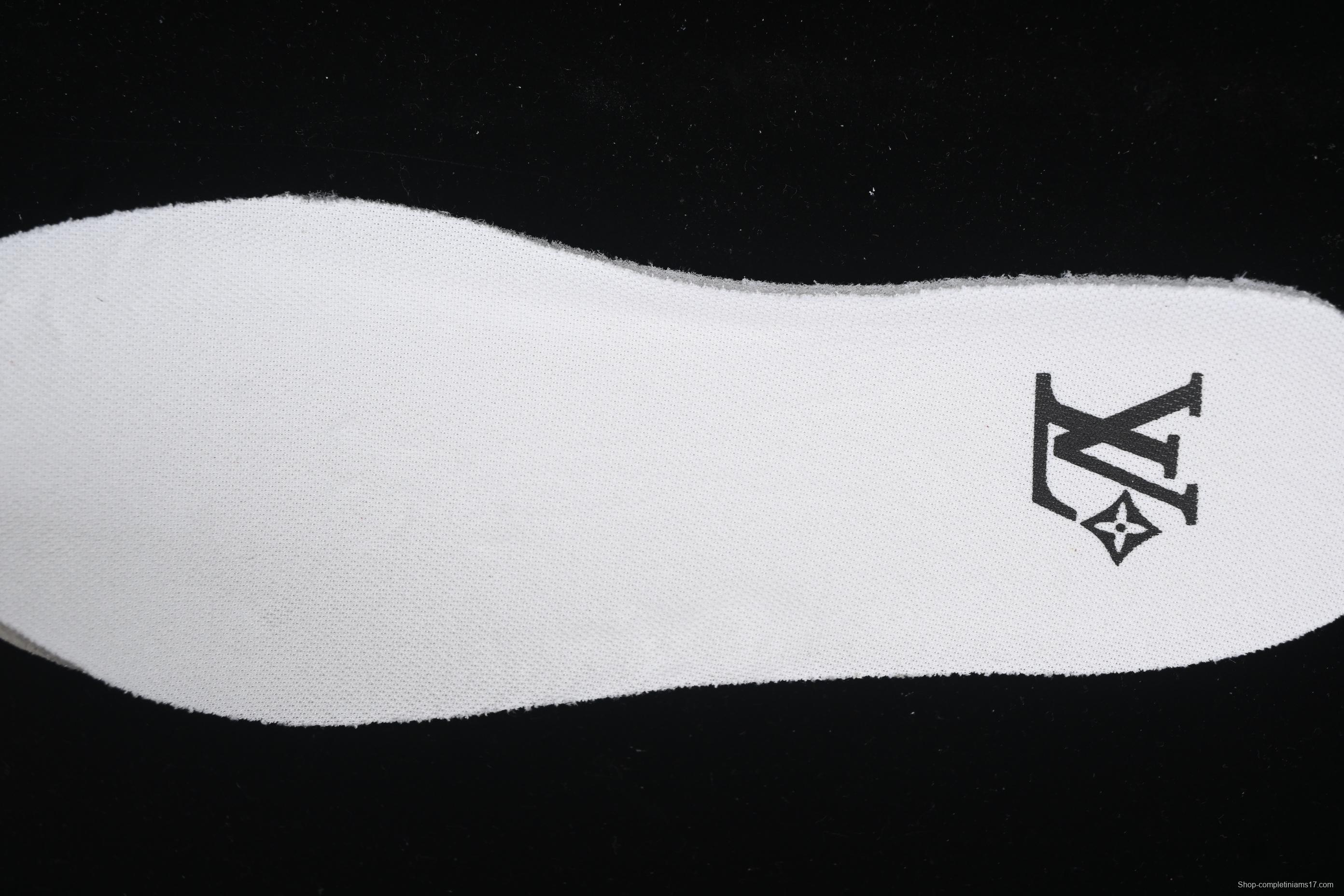 Louis Vuitton Footprint Soccer Low-Top Lifestyle Sneakers White - AJF6