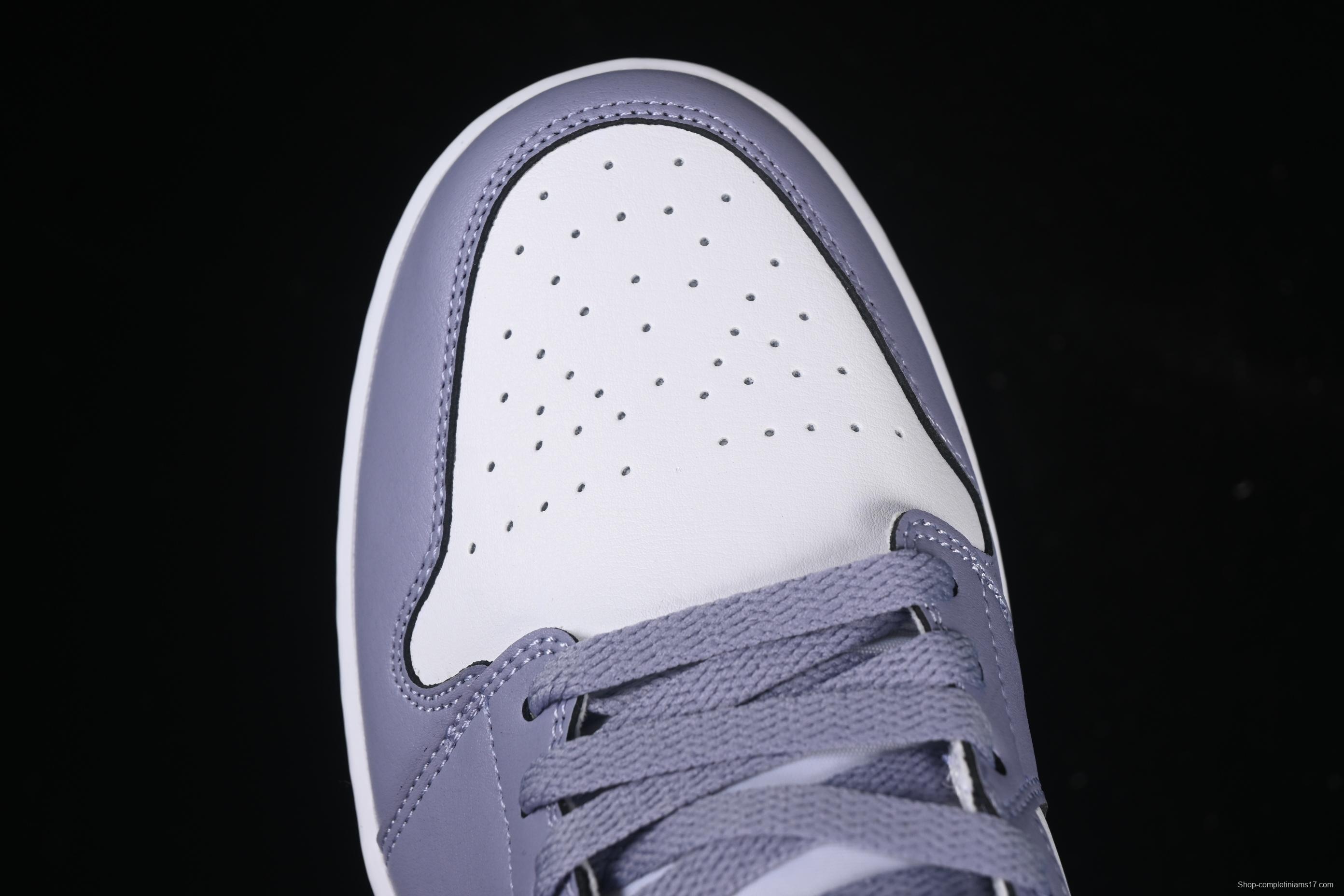 Nike Air Jordan 1 Mid AJ1 Culture Casual Sneakers in Haze Purple - DQ8426-145