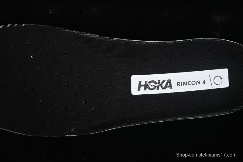 HOKA ONE ONE Rincon 4 Lightweight Breathable Knit Running Shoes - 1155131 BWHT