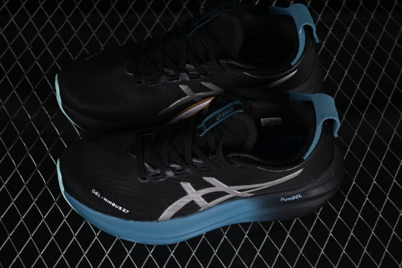 Asics Gel-Nimbus 27 Retro Breathable Casual Shoes with Cushioning for Men - 1011C093-001