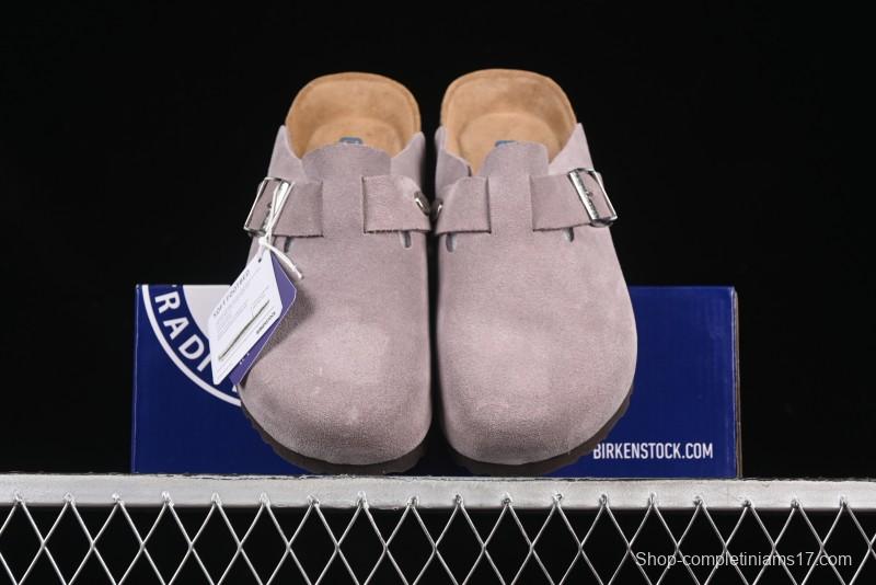 Birkenstock Arizona Soft Footbed Sandals with Suede Leather and Lambswool Lining - G.D4