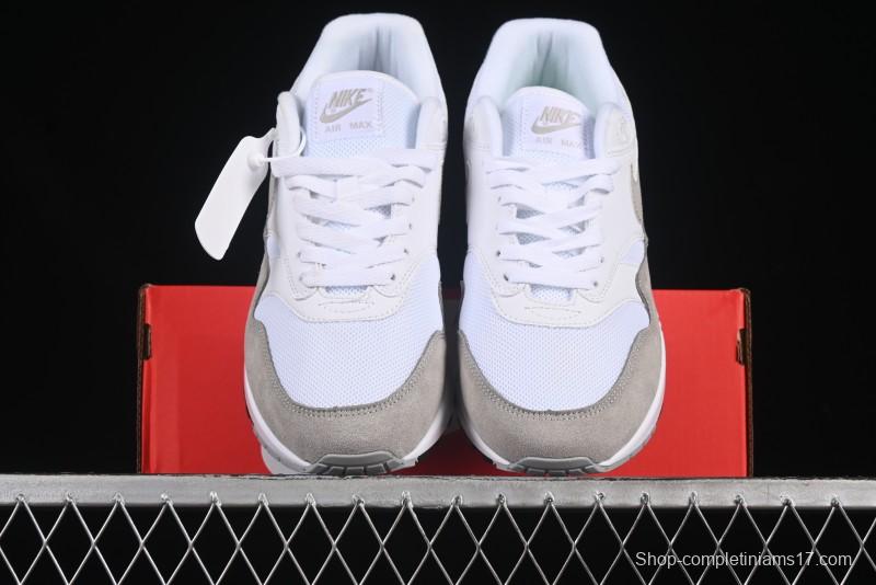 Nike Air Max 1 Retro Running Shoes with Half-Sole Air Cushion - AH8145-110