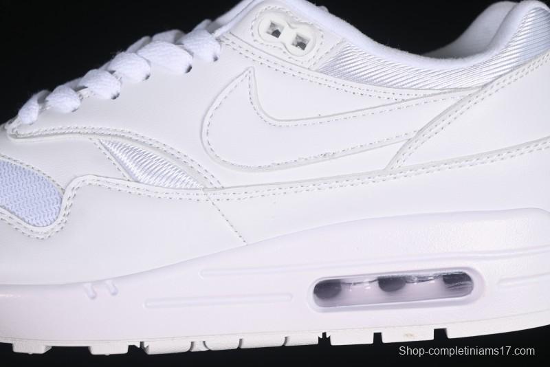 Nike Air Max 1 Retro Running Shoes with Half-Sole Air Cushion - 454746-107