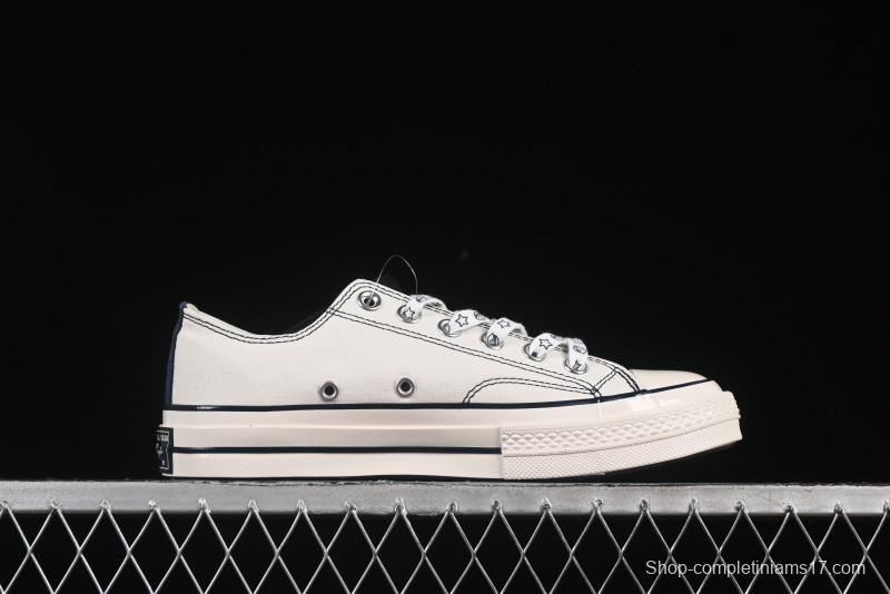 Converse Noritake x Chuck Taylor All Star 1970s Low Top Canvas Sneakers with Hand-Drawn Elements - A15788C