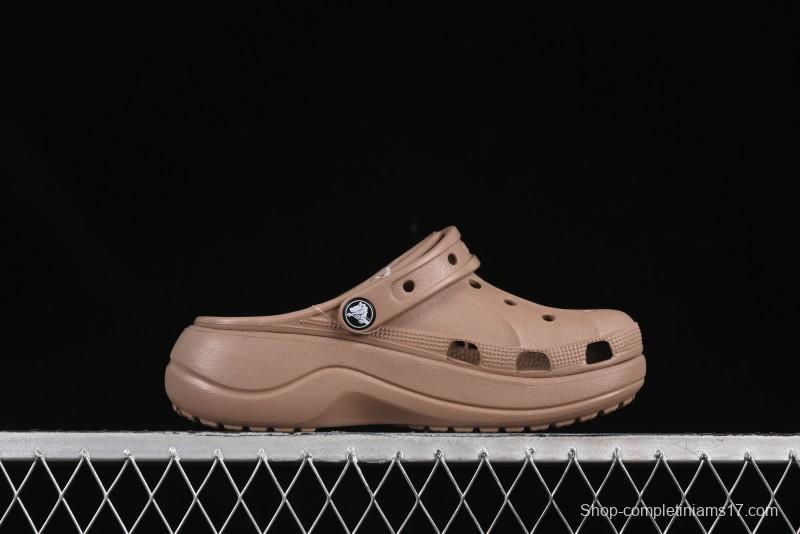 Crocs Baya Platform Classic Summer Two-Way Sandals Clogs - B.D4