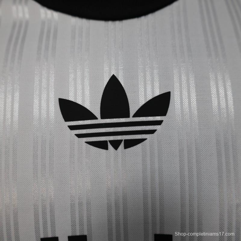 Player Version 2025 Adidas White with Striped Design Jersey