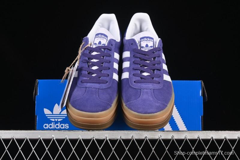 Adidas Originals Gazelle Bold IE0419 Low-Top Sneakers with Thick Sole for Casual Wear, Slip-Resistant and Durable