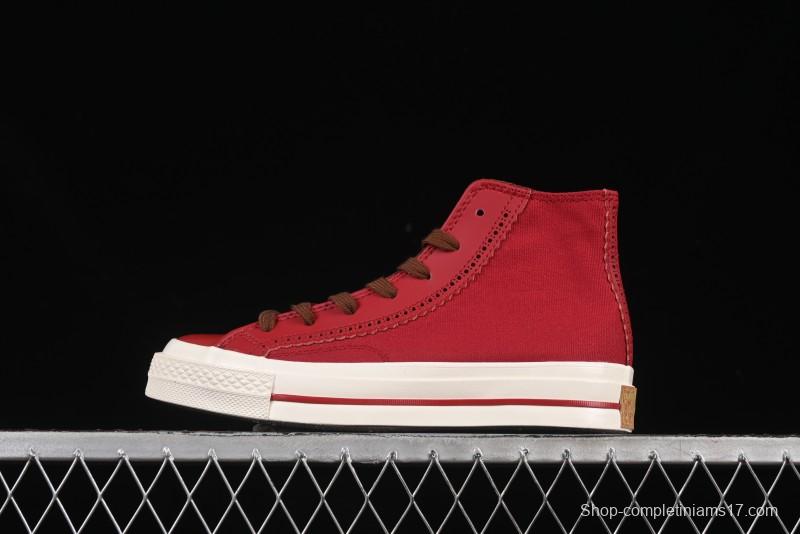 Converse Chuck Taylor All Star 1970s High Top Sneakers in China Red - A12460C