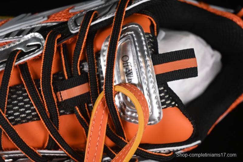 Off-White Be Right Low-Top Lifestyle Sneakers in Grey Orange - X.E5