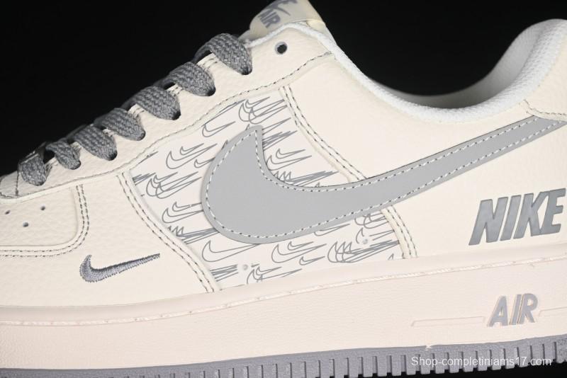 Nike Air Force 1 '07 Low Collaboration Sneakers with Double Swoosh Design - HH7518-070