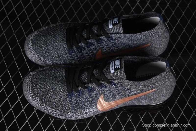 Nike Vapormax Flyknit Breathable Casual Running Shoes with Full-Length Air Cushion - 849558-010