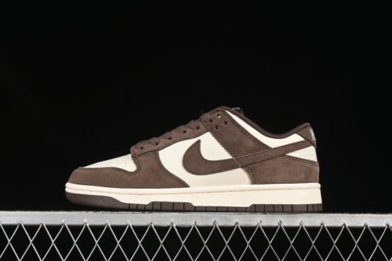 Nike SB Dunk Low White Mocha Low-Top Casual Skate Shoes - FQ8249-104