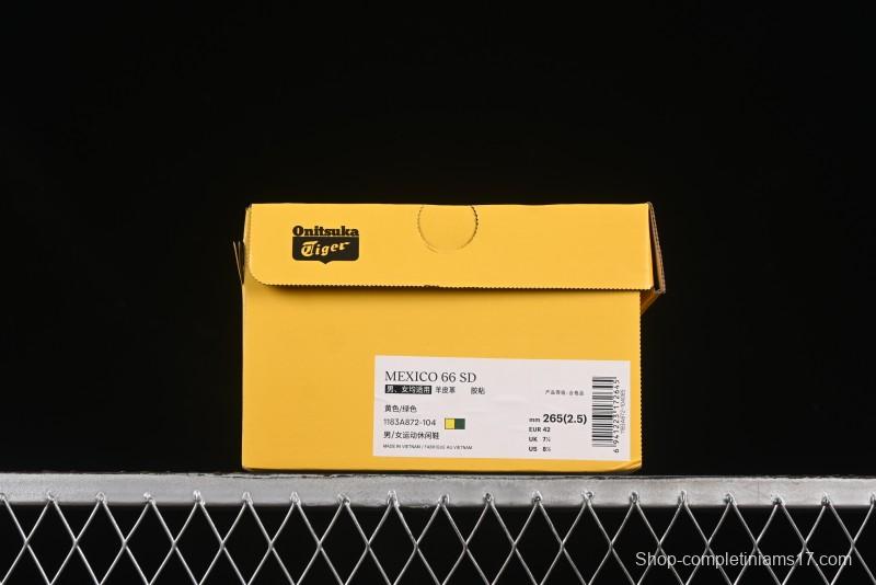 Onitsuka Tiger Mexico 66 SD Low-Top Leather Casual Running Shoes - 1183A872-104