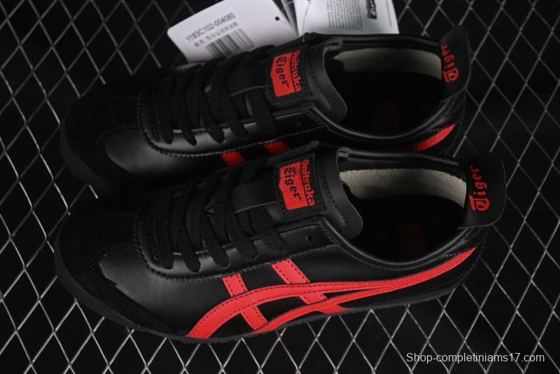 Onitsuka Tiger Mexico 66 Low-Top Leather Sneakers for Casual Running - 1183C102-004