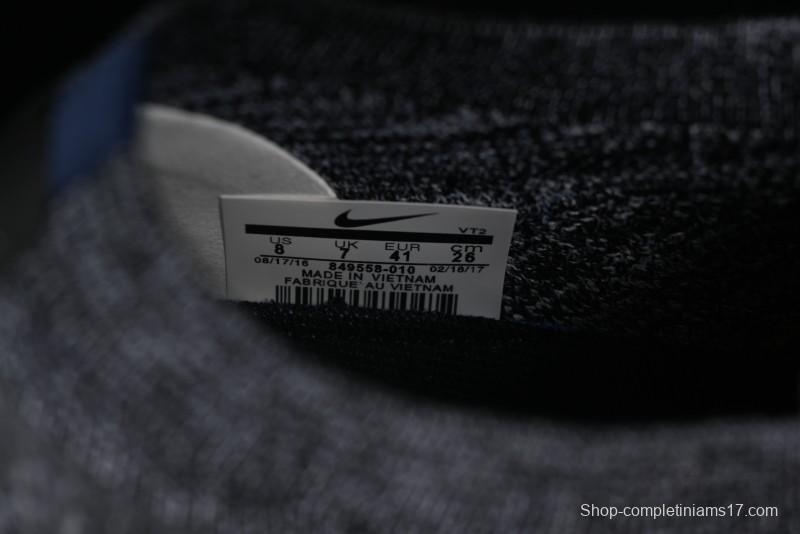 Nike Vapormax Flyknit Breathable Casual Running Shoes with Full-Length Air Cushion - 849558-010