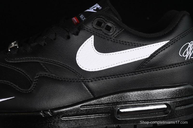 Nike Air Max 1 Retro Running Shoes with Half-Sole Air Cushion - HF8813-001