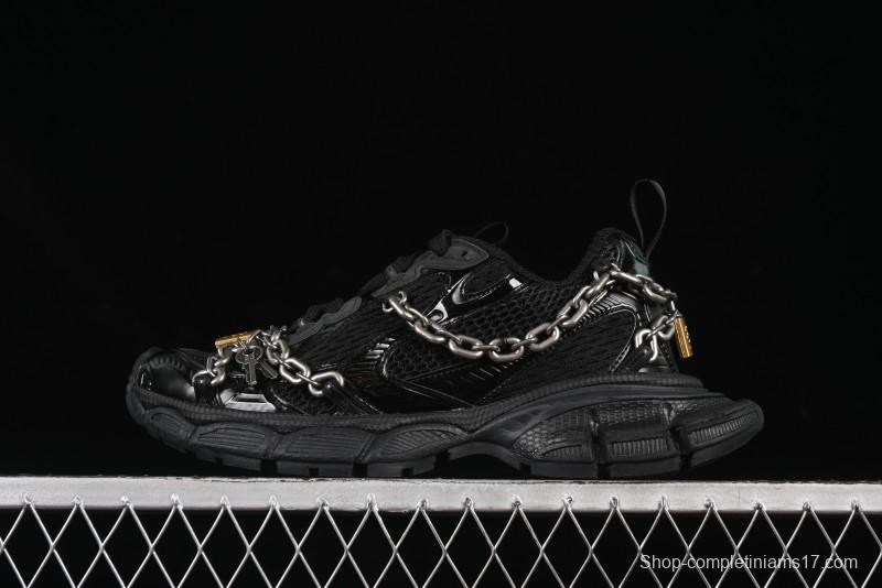Balenciaga Phantom Sneaker 3XL Running Shoes with Transparent Heel Strap - W3XPL1882
