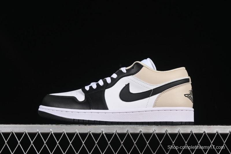 Nike Air Jordan 1 Low AJ1 Cream White Low-Top Casual Sneakers - 553558-153