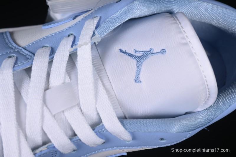 Nike Air Jordan 1 Low AJ1 White Blue Casual Sneakers - DC0774-142