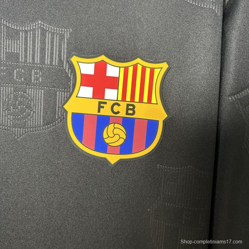 25/26 FC Barcelona Black with Spotify Logo Jersey