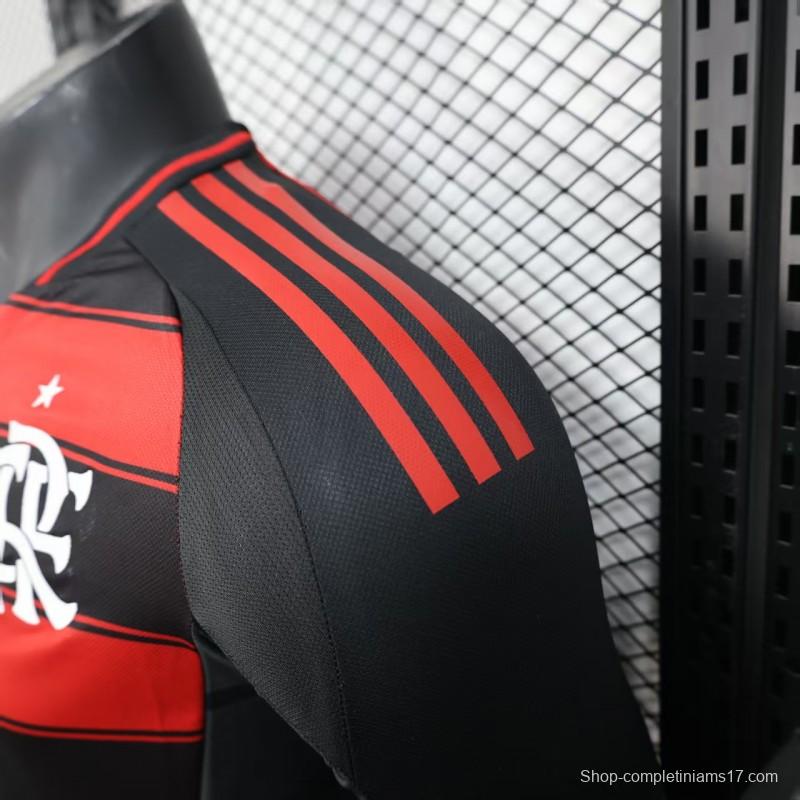Player Version 25/26 Flamengo Home Long Sleeve Jersey