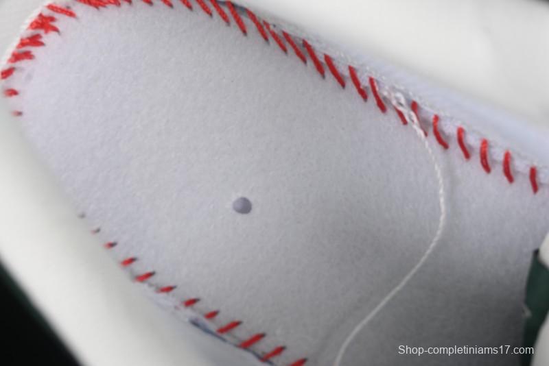 Nike Air Force 1 '07 Low Stussy Collaboration Black Green Swoosh Casual Sneakers - XS1958-572