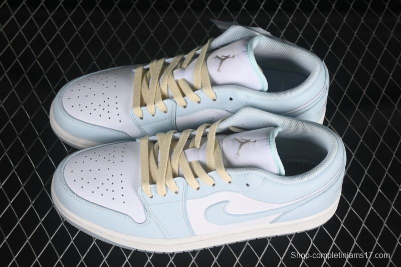 Nike Air Jordan 1 Low AJ1 Mint Blue Low-Top Casual Lifestyle Sneakers - HJ5999-400