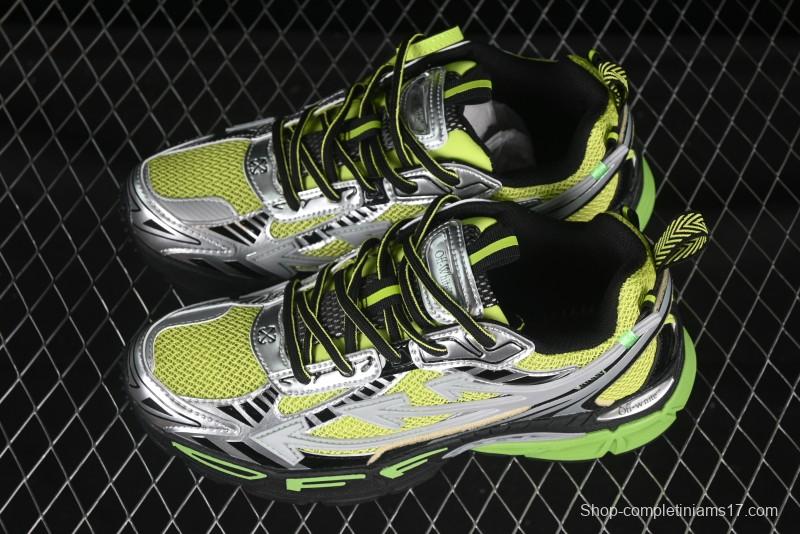 Off-White Be Right White Green Low-Top Lifestyle Casual Shoes - X.E5