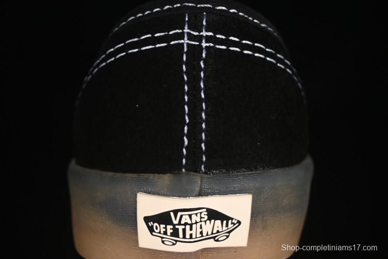 Vans Premium Authentic Suede Retro Sneakers with Translucent Rubber Sole - VN000CRQ6RJ