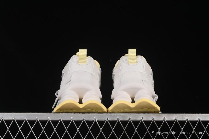 GG-CC Star Same Style Lace-up Hollow Out Dad Shoes with 5cm Height Increasing Sole - G25U9988