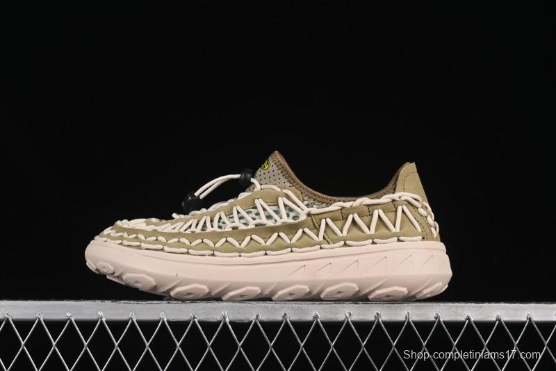 Keen Uneek Flat-M Woven Elastic Strap Outdoor Water Sports Sandals - 1014097