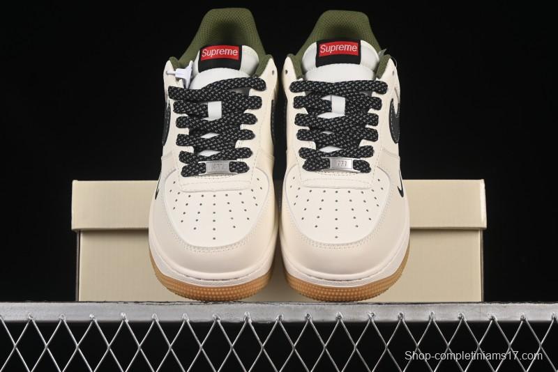 Nike Air Force 1 '07 Low Supreme Collaboration Gradient Gum Sole Casual Sneakers - XS1958-567