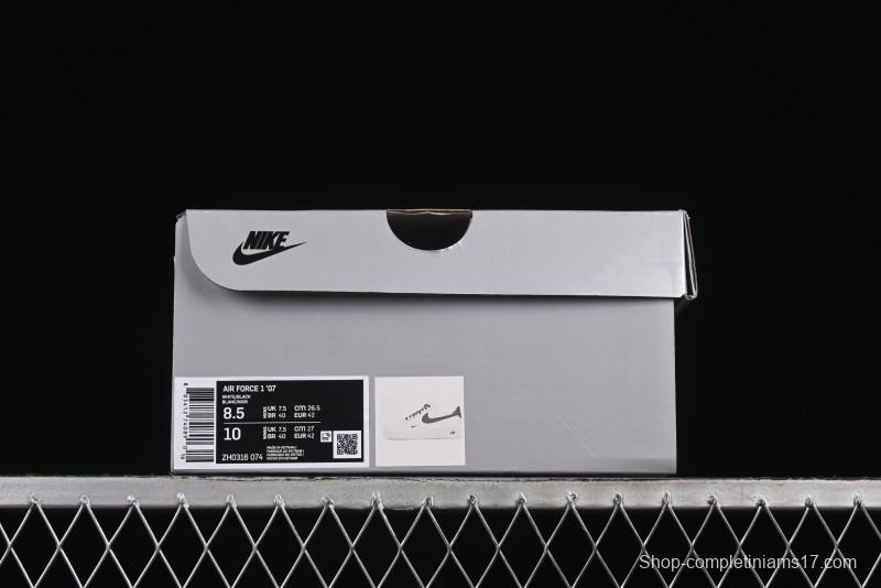 Nike Air Force 1'07 Low Small Swoosh Polka Dot Casual Sneakers - ZH0316-074