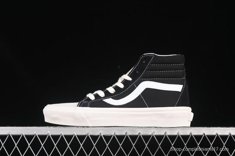Fear of God x Vans Sk8-Hi High-Top Sneakers in Minimalist Black/White - VN0A2XS1ML5