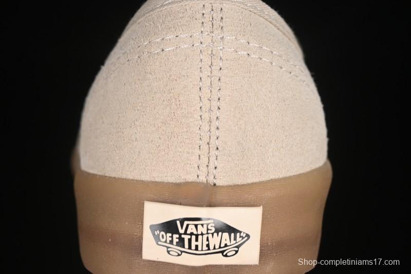 Vans Premium Authentic Suede Retro Sneakers with Translucent Rubber Sole - VN000CRQBYS