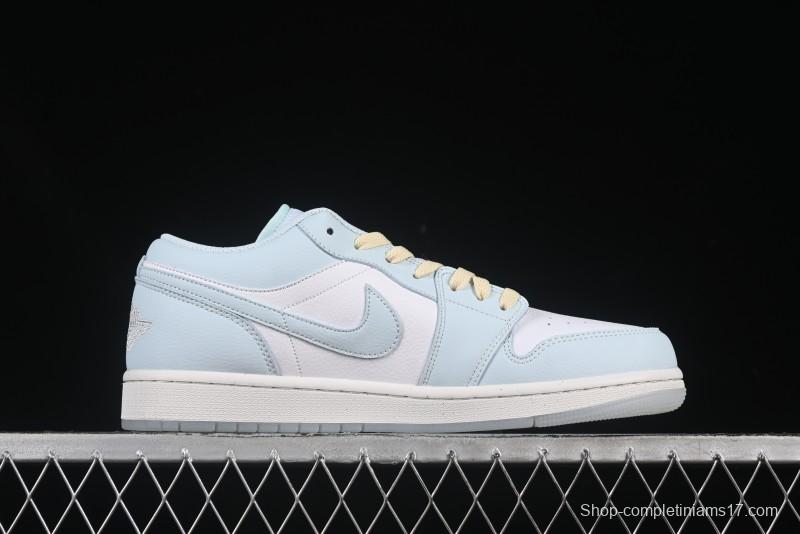 Nike Air Jordan 1 Low AJ1 Mint Blue Low-Top Casual Lifestyle Sneakers - HJ5999-400