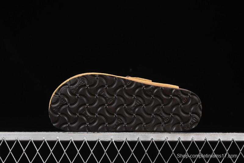 Birkenstock Arizona Soft Footbed Sandals with Suede Leather and Lambswool Lining - G.D4