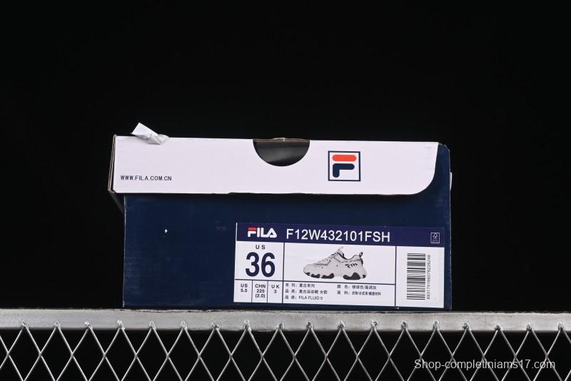 Fila Heritage Fluid Cat Paw 5.0 Retro Dad Shoes with Lace-Up Design - F12W432101FSH