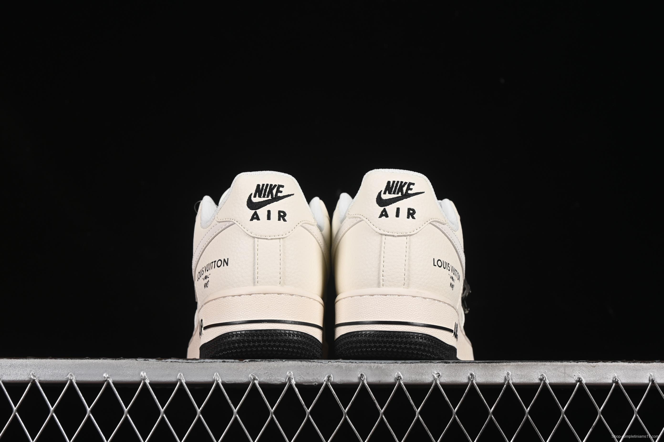 Nike Air Force 1'07 Low LV Collaboration Off-White Black Sole Casual Sneakers - XX3168-139