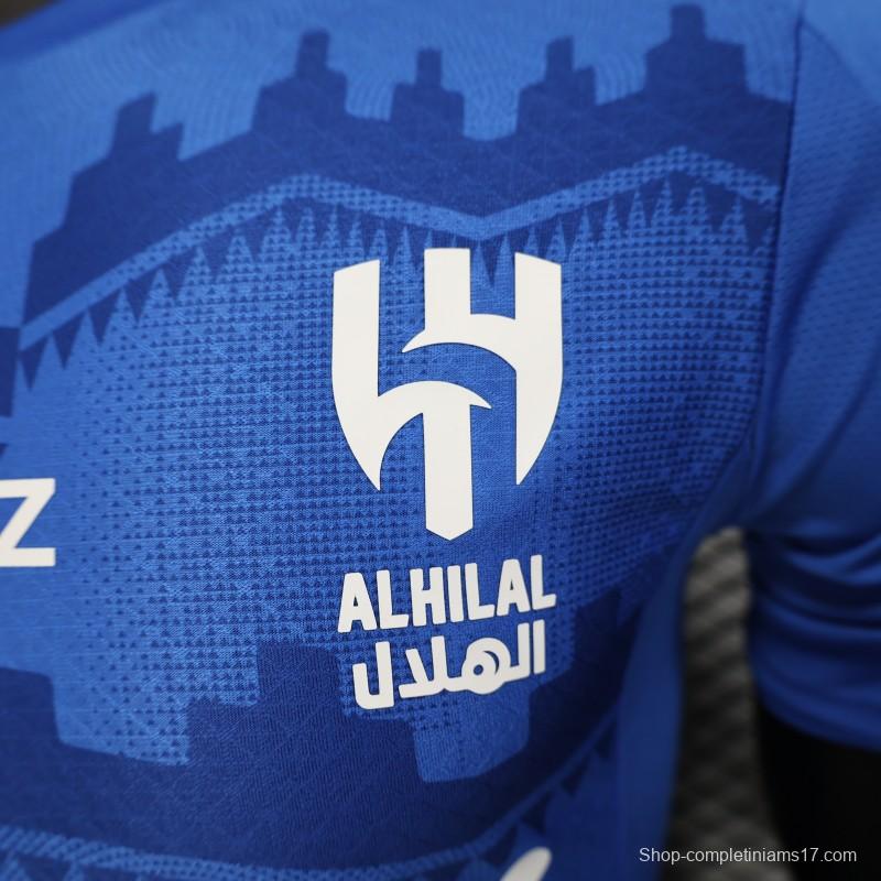 Player Version 25/26 Al Hilal Home Jersey