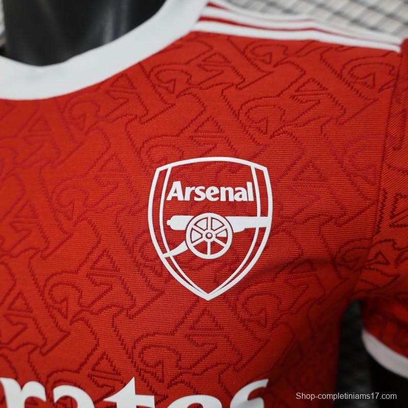 Player Version 25/26 Arsenal Red Pre-Match Special Jersey