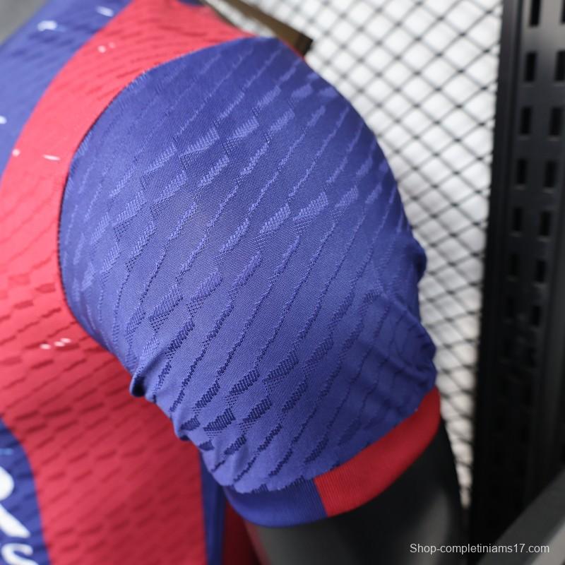 Player Version 25/26 Barcelona x Argentina Combined Messi Jersey