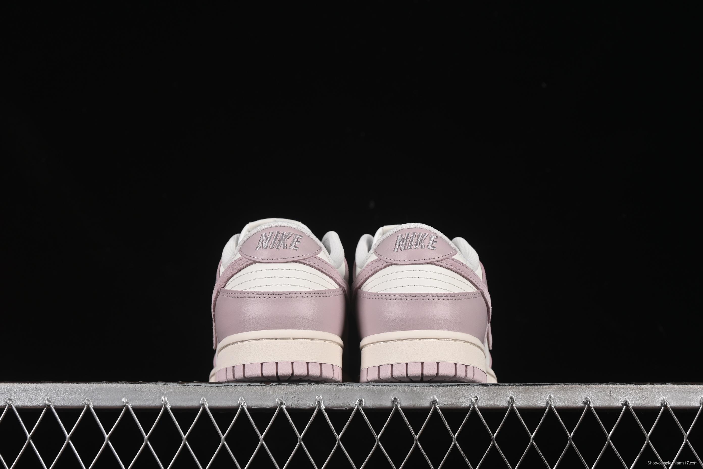 Nike SB Dunk Low White Light Purple Low-Top Casual Skate Shoes - FB9109-122