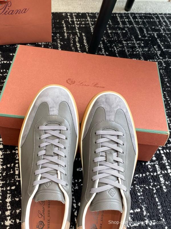 2024 Unisex LP Grey Suede Leather Plimsolls MJ00320