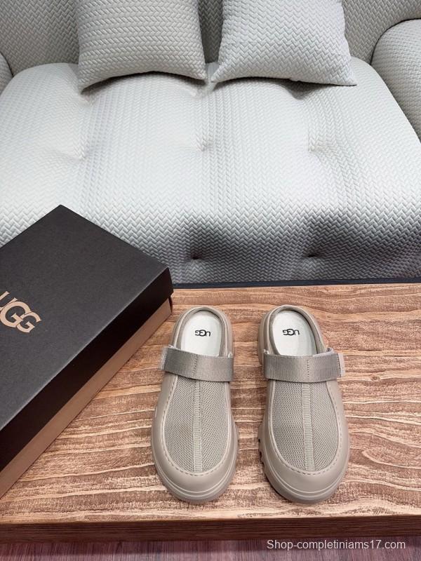2025 UGG Beige Mesh Slippers