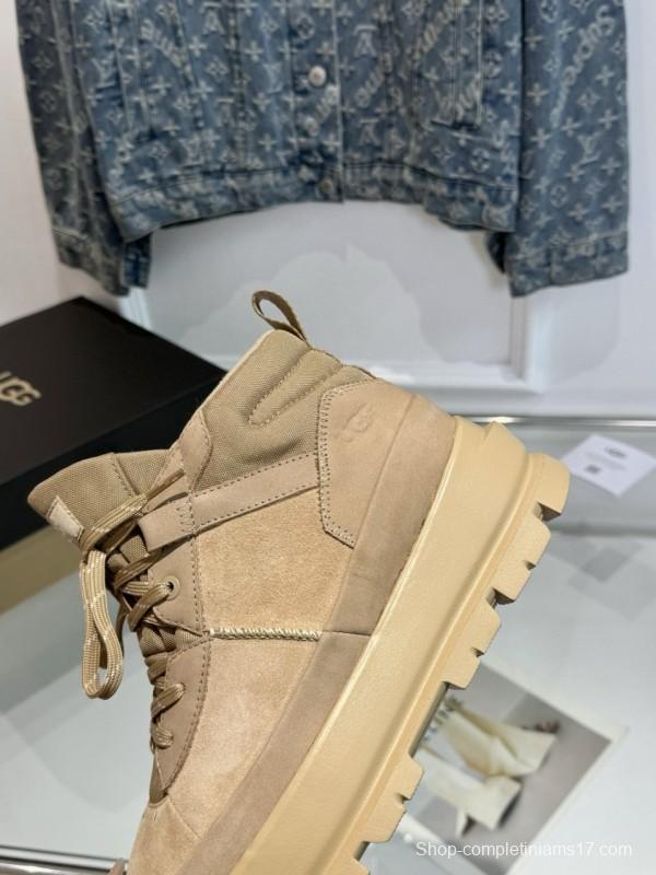 2024 Unisex UGG beige suede leather boots MJ00300