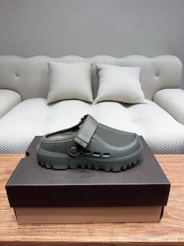 2025 UGG Green Mesh Slippers KFY00220