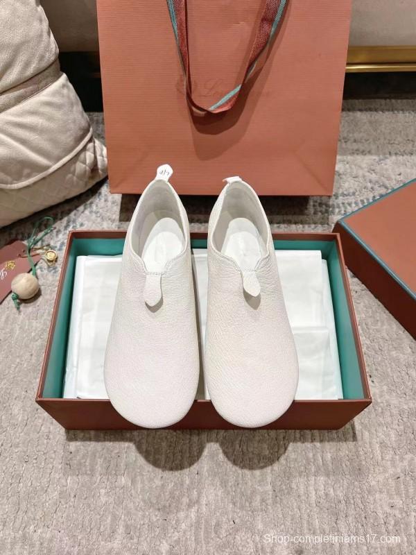 2025 Women LP White Leather Casual Shoes LY00300