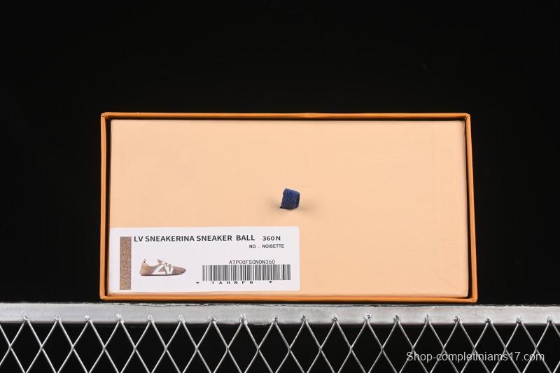 Louis Vuitton Sneakerina Round Toe Lace-Up Ballet Style Flat Training Shoes - N.F6