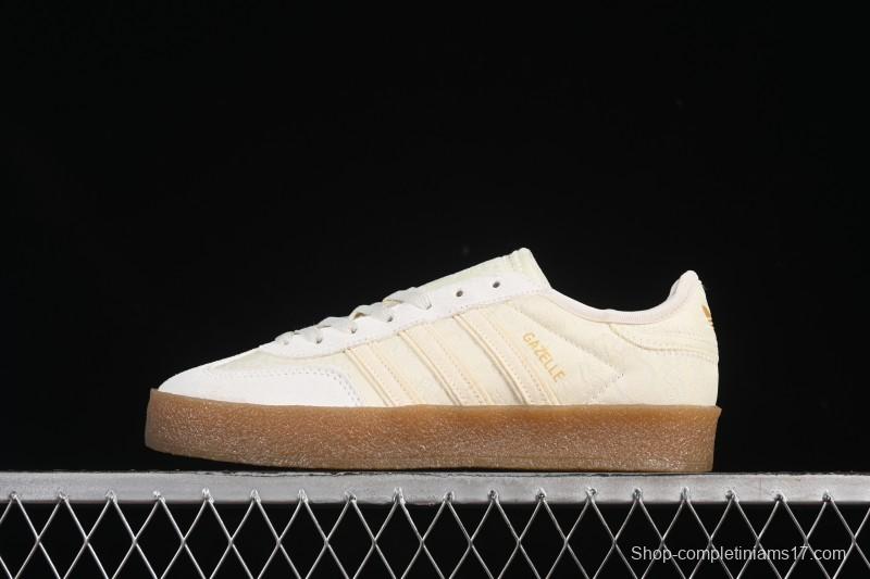 Adidas Originals Gazelle S By JR5410 Chunky Sole Casual Slip-Resistant Wear-Resistant Low-Top Skate Shoes
